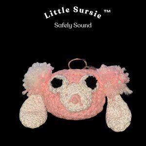 Handmade Crochet Amigurumi Keychain Charm "Safely Sound" Crocheted Plush